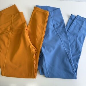 WILO the Label Ribbed Leggings Medium orange purple blue